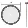 Doorslijpschijf gediamanteerd 38 mm.
