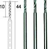 Mikro spiraalboren 1,6 mm. 3 st.