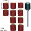 Schuurbandjes 10 st. + houder