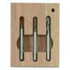 Hardmetalen schachtfreesset 3-dlg.