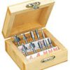 Houtprofielfrezen set 10 delig