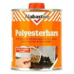 Polyesterhars - voor snelle reparaties