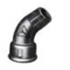 040 Mall.Bocht 5/4Bixbui 45Gr Gegalv.