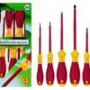 Wiha-schr.dr.set plat+kruis 320 N-K6-6-dlg+ houder