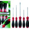 Wiha-schr.dr.set plat + kruis 302-HK6-01 6-delig