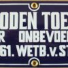 Verboden Toegang