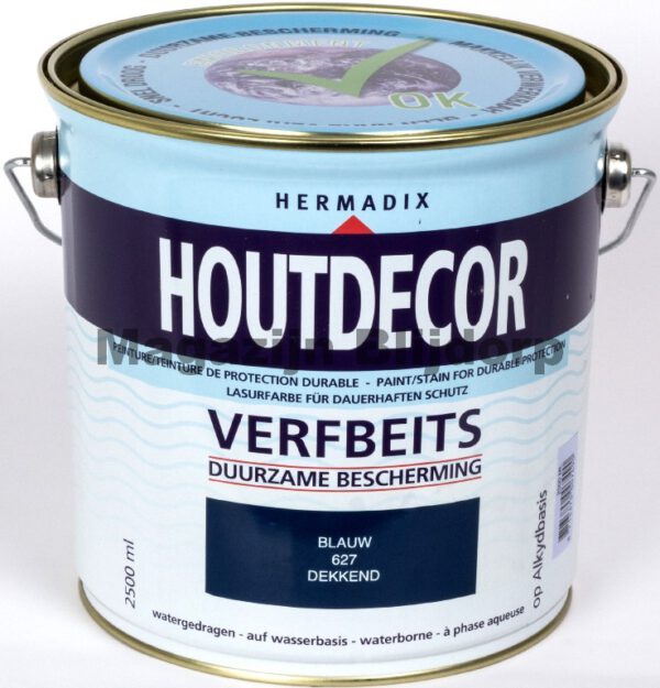 Houtdecor 627 Blauw 2500 Ml