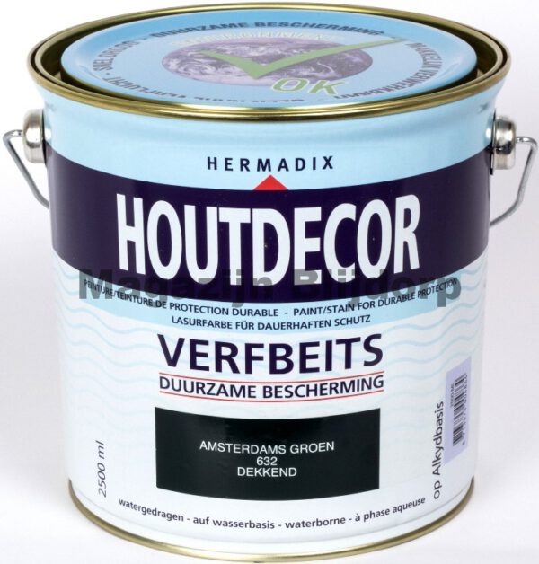 Houtdecor 632 Amsterdam Groen 2500 Ml