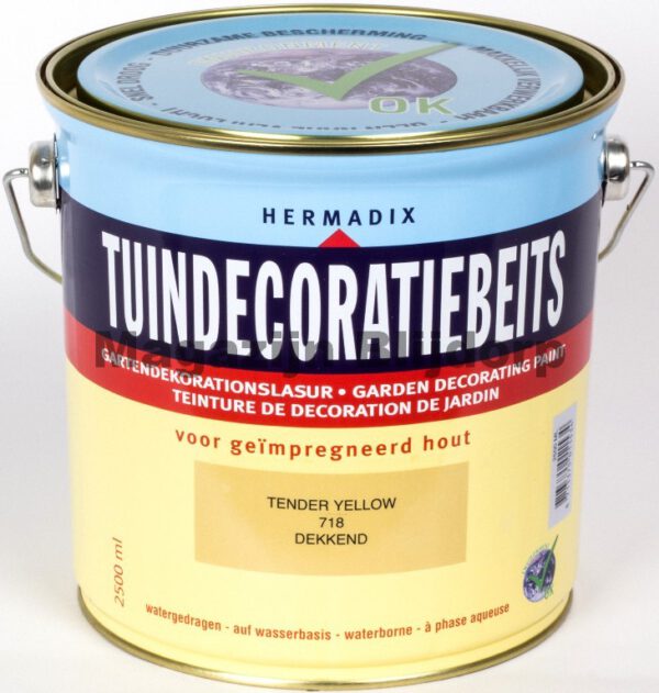 Tuindecoratiebeits 718 Tender Yellow 2500 Ml