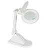 BUREAULAMP MET VERGROOTGLAS DIOPTRIE 3 + 12 - 12W - WIT