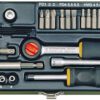 Dopsl.- /Schroevendr.set 1/4" (CrV 39-dlg.)