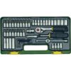Dop- /Bitset met ratel, 1/4" (50-dlg.)