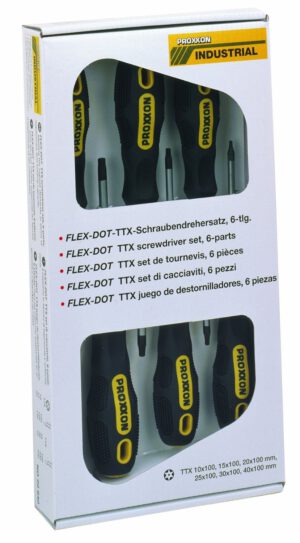 FLEX-DOT Schroevendraaierset 6-dlg., TTX-Tamper-Torx