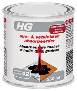 HG natuursteen olie- & vetvlekken absorbeerder (HG product 42)