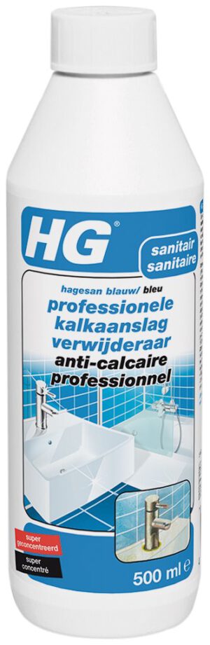 HG professionele kalkaanslag verwijderaar (Hagesan blauw)