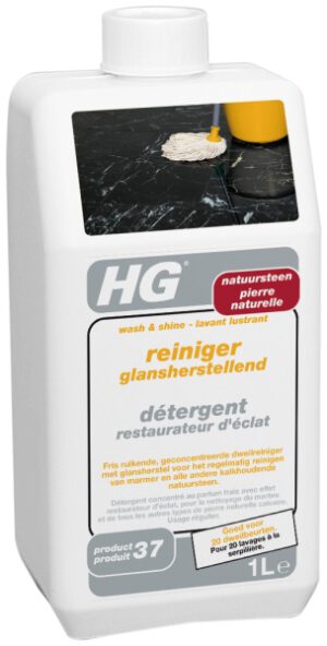 HG natuursteen reiniger glansherstellend (wash & shine) (HG product 37)