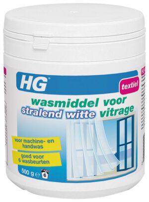 HG wasmiddel voor stralend witte vitrage