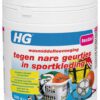 HG wasmiddeltoevoeging tegen nare geurtjes in sportkleding