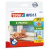 Tesa Tesamoll E profiel wit 6 m x 9 mm x 4 mm