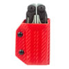 Clip & Carry Kydex Sheath CF-Red Surge