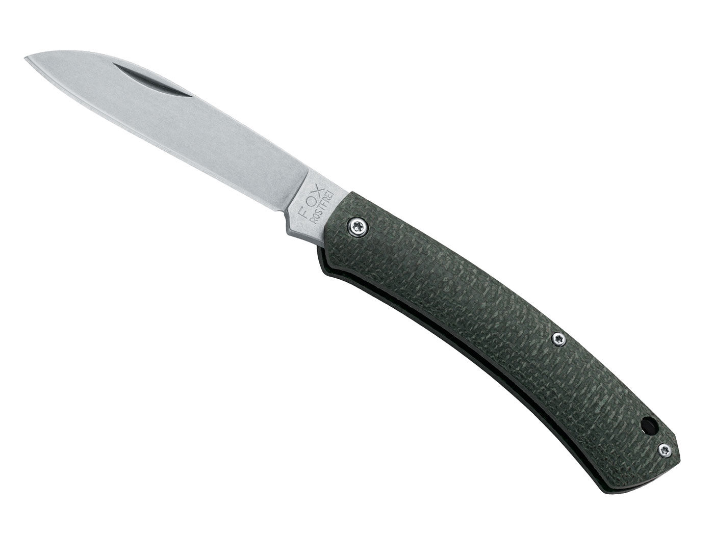 Fox Nauta EDC Slip Joint Micarta Green