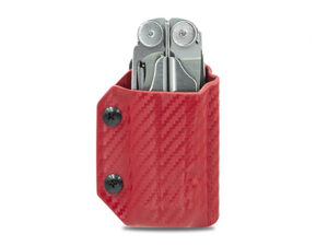 Clip & Carry Kydex Sheath CF-Red Wave+
