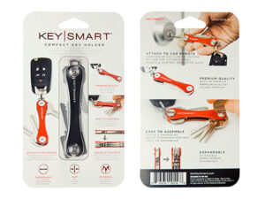 KeySmart Compact Keyholder Black