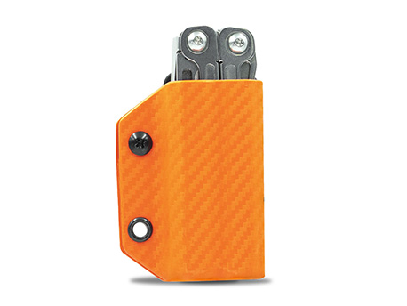 Clip & Carry Kydex Sheath CF-Orange Wingman & Sidekick