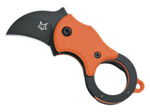 Fox Mini-Ka Folding Orange w/ Black Blade