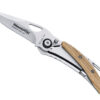 Black Fox Pocketknife Zebrawood met Karabiner
