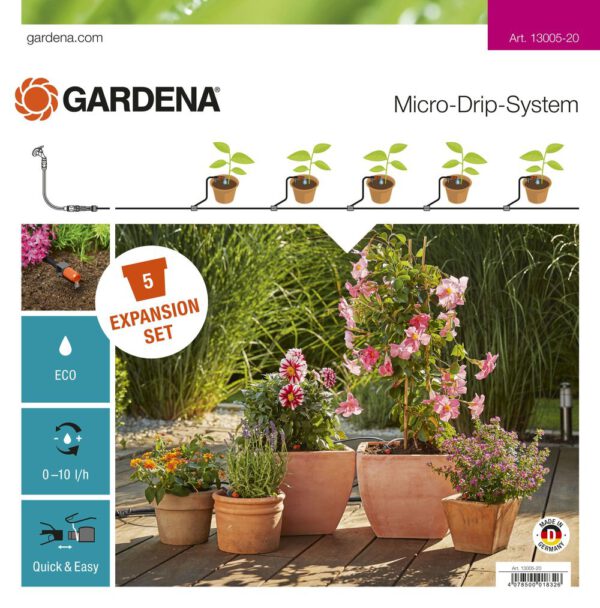 Gardena Micro Drip System uitbreidingsset terras / balkon 13005-20