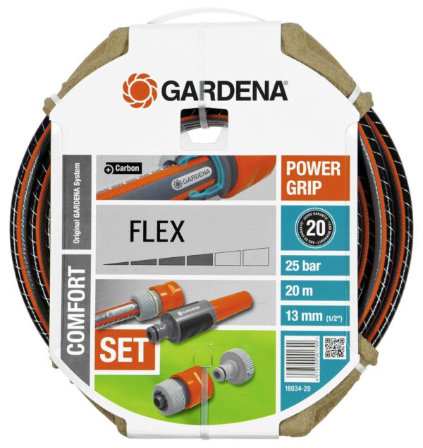 Gardena Comfort flexslang + arm 1/2" 20 m