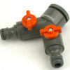 Gardena 2-weg ventiel 26,5 mm (G 3/4"), 21 mm (G 1/2")