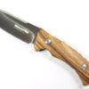 Black Fox fixed Drop point Zebra wood