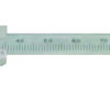 Schuifmaat Stelschroef RVS 70mm gelaserd DIN 862