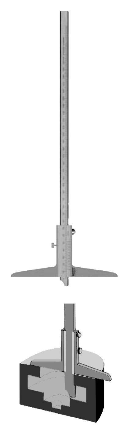 Diepteschuifmaat RVS 150mm Type C
