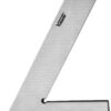 Winkelhaak vlak RVS 45¡ 100x70mm DIN 875