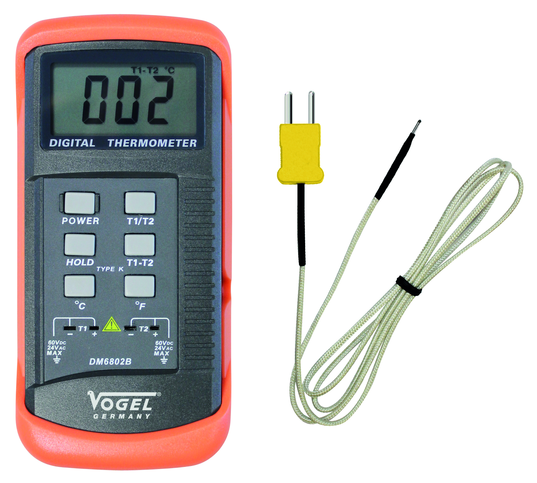 Digitale hand-thermometer +50 tot +1300 graden