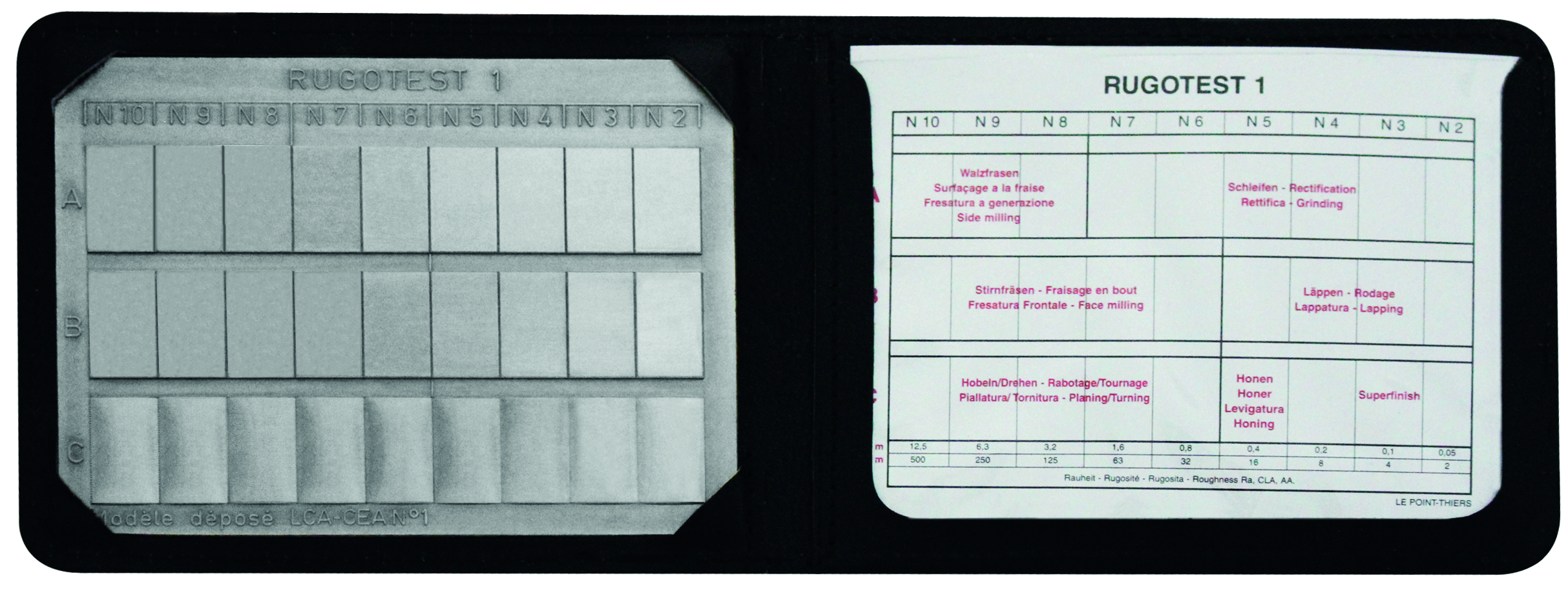 Oppervlakte vergelijkingsplaatjes 120x90mm 27st