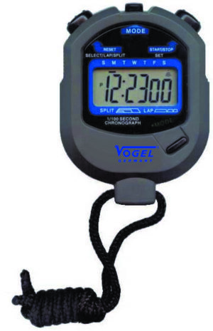 Stopwatch digitaal 1/100 sec IP 54
