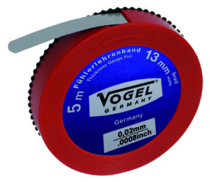 Voelerband Staal 5m x 13mm 0.02mm /.0008 inch