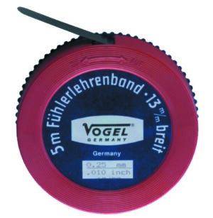 Voelerband Staal 5m x 13mm 0.25mm /.010 inch