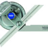 Winkelhaak universeel RVS 150mm 4x90¡ gelaserd