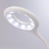 Oplaadbare ledloeplamp met klem/voet, zwanenhals, USB-aansluiting, aan/uit-schakelaar en dimfunctie, 20 leds, vergroting 3x - Afbeelding 3